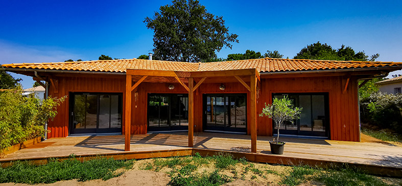 construction de maison en bois
