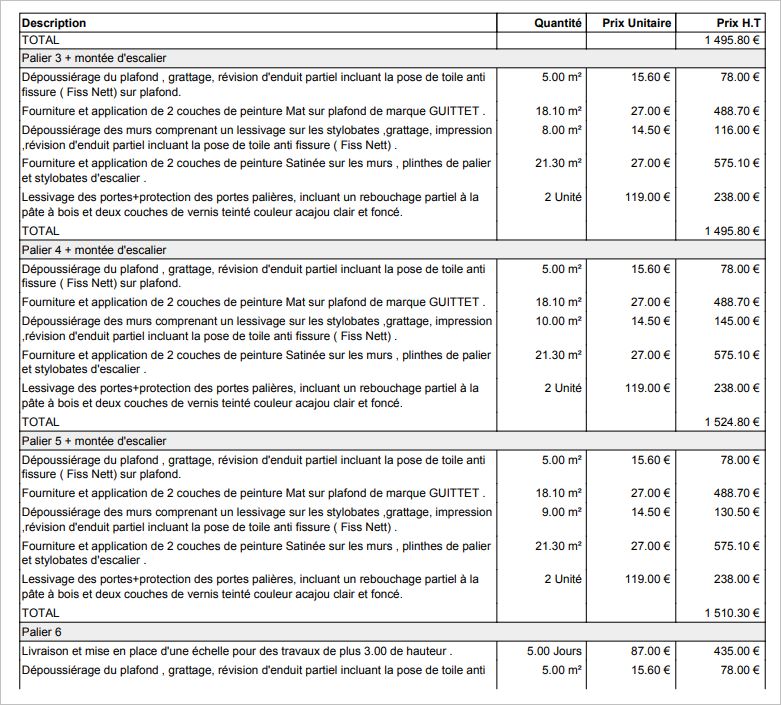 devis materiaux en ligne