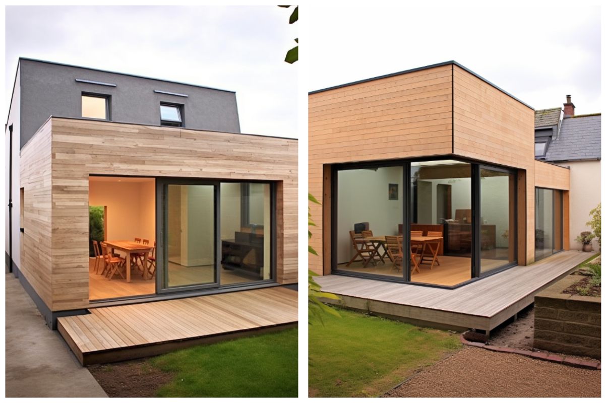 prix extension bois 40m2