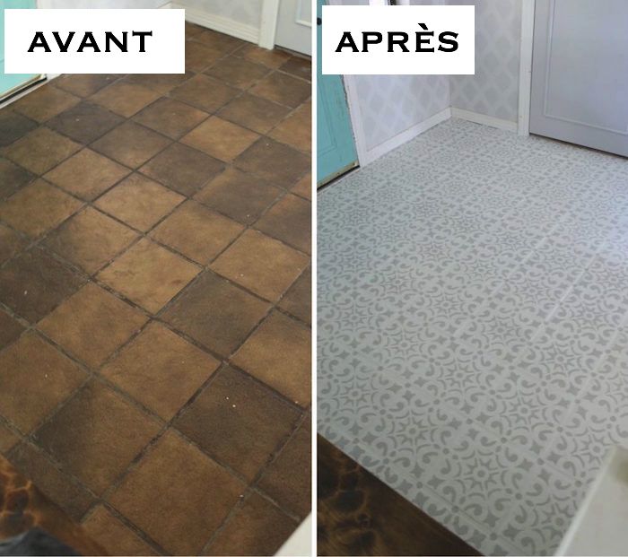 peinture carrelage sol