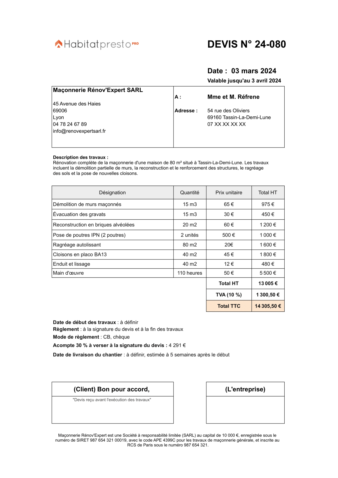 prix construction maison m2