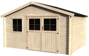 chalet en bois 20m2 leroy merlin