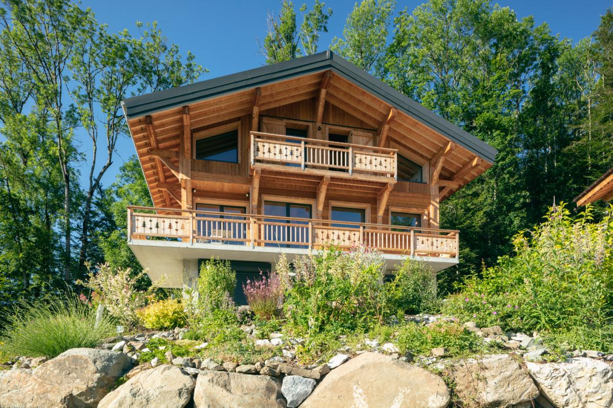 chalet en bois habitable tout équipé clé en main