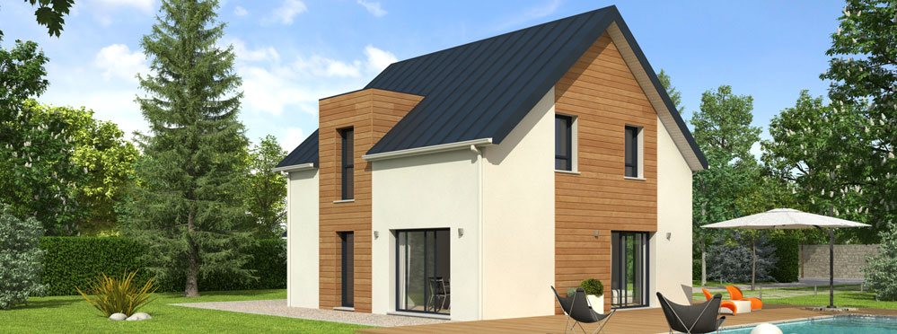 maison écologique en bois