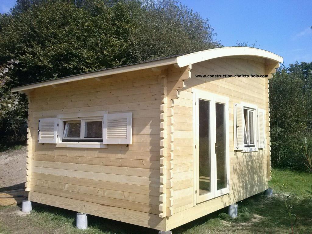 petit chalet en bois habitable